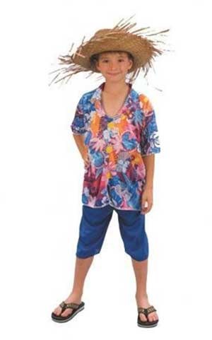 Desert island costume idea for kids