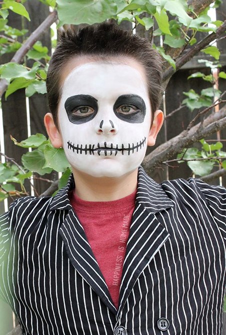 Jack Skeleton facepaint