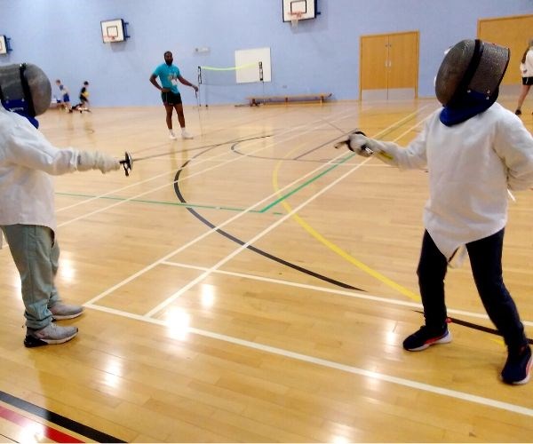 Barracudas Hertford fencing session